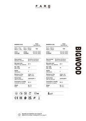 Faro Barcelona 34190WP Manual