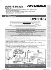 Sylvania DVR91DG Owner's Manual