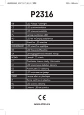 Emos P2316 Manual