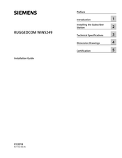 Siemens RUGGEDCOM WIN5249 Installation Manual