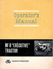 MASSEY FERGUSON MF 8 Operator's Manual