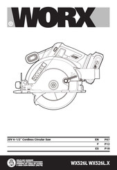 Worx WX526L Series Manual