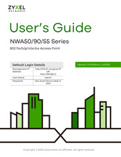 ZyXEL Communications NWA55 Series User Manual