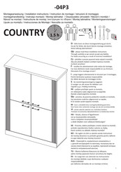 Home affaire COUNTRY 04P3 Installation Instructions Manual