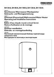 STIEBEL ELTRON SH 80 A Operating And Installation Instructions