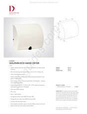 Dolphin Velocity ECO BC2002W User Manual