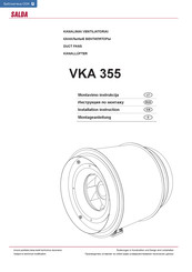 Salda VKA 355 MD Installation Instruction