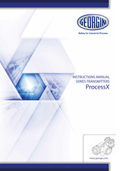 GEORGIN ProcessX FKC Series Instruction Manual