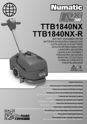 Numatic NX300 TTB1840NX-R Original Instructions Manual