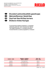 Riello 3092024 Installation, Use And Maintenance Instructions