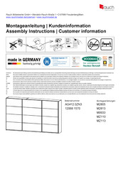 Rauch 12068.1570 Assembly Instructions Manual