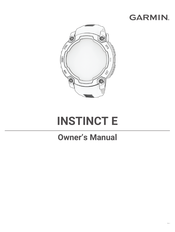 Garmin INSTINCT E Owner's Manual
