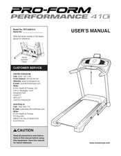 ICON Health & Fitness PETL80816.0 User Manual