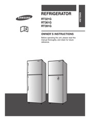 Samsung RT391G Series Owner's Instructions Manual