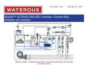 Waterous AQUIS ULTRAFLOW 500 Installation And Operation Manual