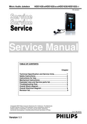 Philips HDD1620/00 Service Manual