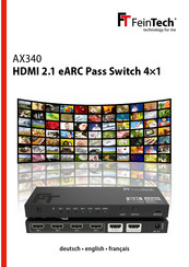 FeinTech AX340 Instruction Manual