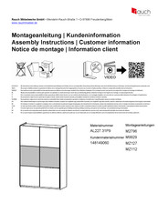 Rauch AL227.31P9 Assembly Instructions Manual