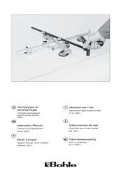 Bohle 2550.0 Instruction Manual