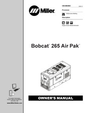 Miller Bobcat 265 Air Pak Owner's Manual