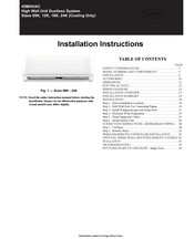 Carrier 45MHHAC24XC3 Installation Instructions Manual