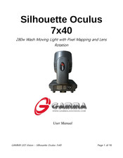 Gamma Silhouette Oculus 7x40 User Manual