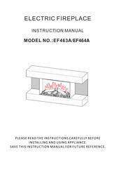 BALDERIA EF463A Instruction Manual