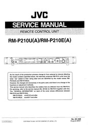JVC RM-P210UA Service Manual