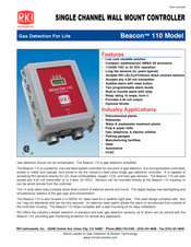 RKI Instruments beacon 410 Quick Reference Manual