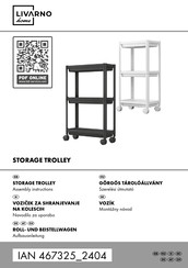 LIVARNO home RB-15302 Assembly Instructions Manual