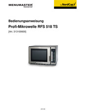 Nordcap MENUMASTER Commercial RFS 518 TS Owner's Manual
