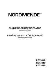 Nordmende RET341BL Instruction Booklet