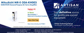 Mitsubishi Electric MR-E-AG-KH003 Series Instruction Manual