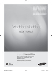 Samsung WD8754EJ Series User Manual