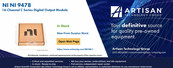 National Instruments 9478 Getting Started Manual