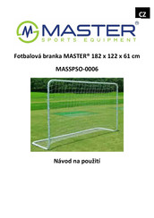 Master FOOTBALL GOAL MASTER MASSPSO-0006 User Manual
