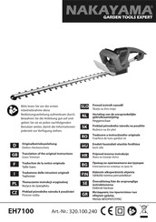 Nakayama EH7100 Translation Of The Original Instructions