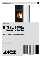 MCZ SUITE-CLUB-MUSA Hydromatic 16 Installation Manual