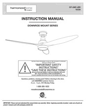 CANARMNA harmonizedhome CF-24E LED Instruction Manual