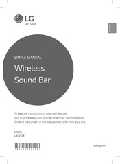LG LAC553B Simple Manual