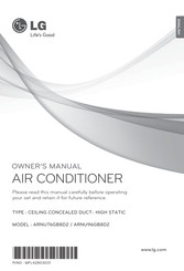 LG MULTI V ARNU76GB8D2 Owner's Manual
