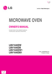 LG LMV1640DW Owner's Manual