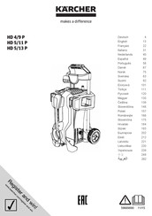 Kärcher HD 4/9 P Original Instructions Manual