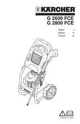 Kärcher G 2600 FCE Operator's Manual