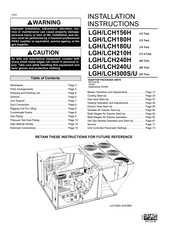Lennox LCH300S Installation Instructions Manual