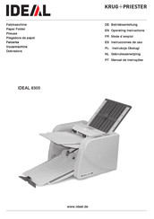 KRUG+PRIESTER IDEAL 8305 Operating Instructions Manual