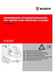 Würth 0701 020 021 Translation Of The Original Operating Instructions