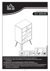 HOMCOM 831-656V80 Assembly Instructions Manual