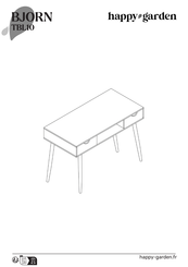 Happy Garden BJORN TBL10 Assembly Instructions Manual