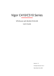 Draytek Vigor C410 Series User Manual